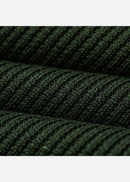 Áo Thun Tay Ngắn Vải Ribbing Co Giãn Seventy Seven 45 Xanh Lá Đậm - YaMe.vn
