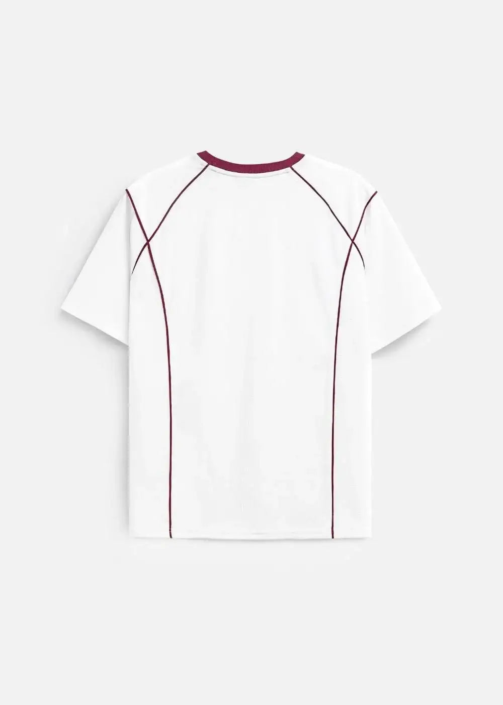Áo Thun Waffle Line Art Co Giãn Seventy Seven 46 Trắng - YaMe.vn