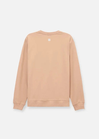 Áo Thun Sweater Cotton No Style M18 Nâu - YaMe.vn