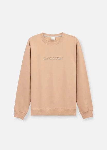 Áo Thun Sweater Cotton No Style M18 Nâu - YaMe.vn