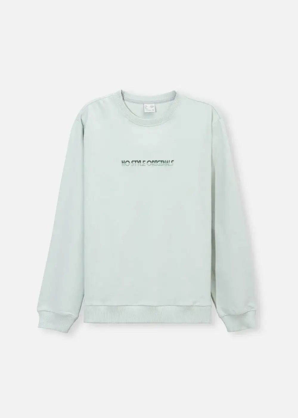 Áo Thun Sweater Cotton No Style M18 Xanh Ngọc Pastel - YaMe.vn