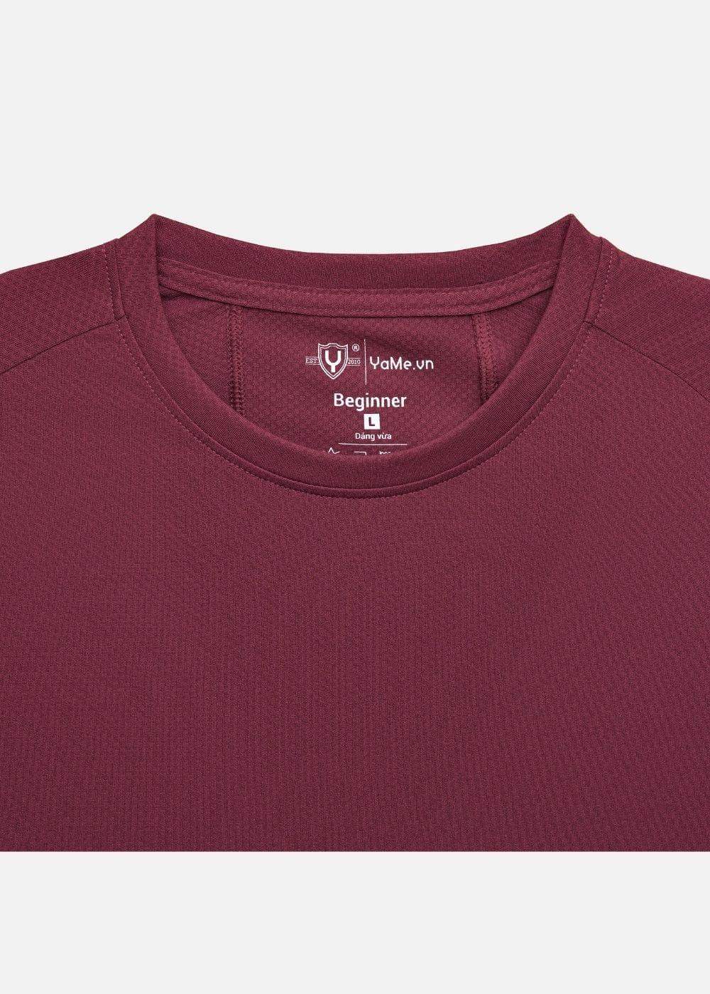 Áo Thun Thể Thao Ultra Thin The Beginner 001 Đỏ Đậm - YaMe.vn