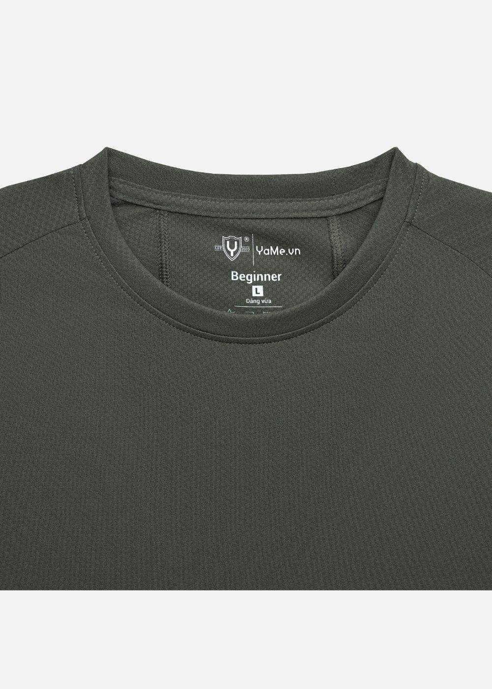 Áo Thun Thể Thao Ultra Thin The Beginner 001 Xanh Lá Đậm - YaMe.vn