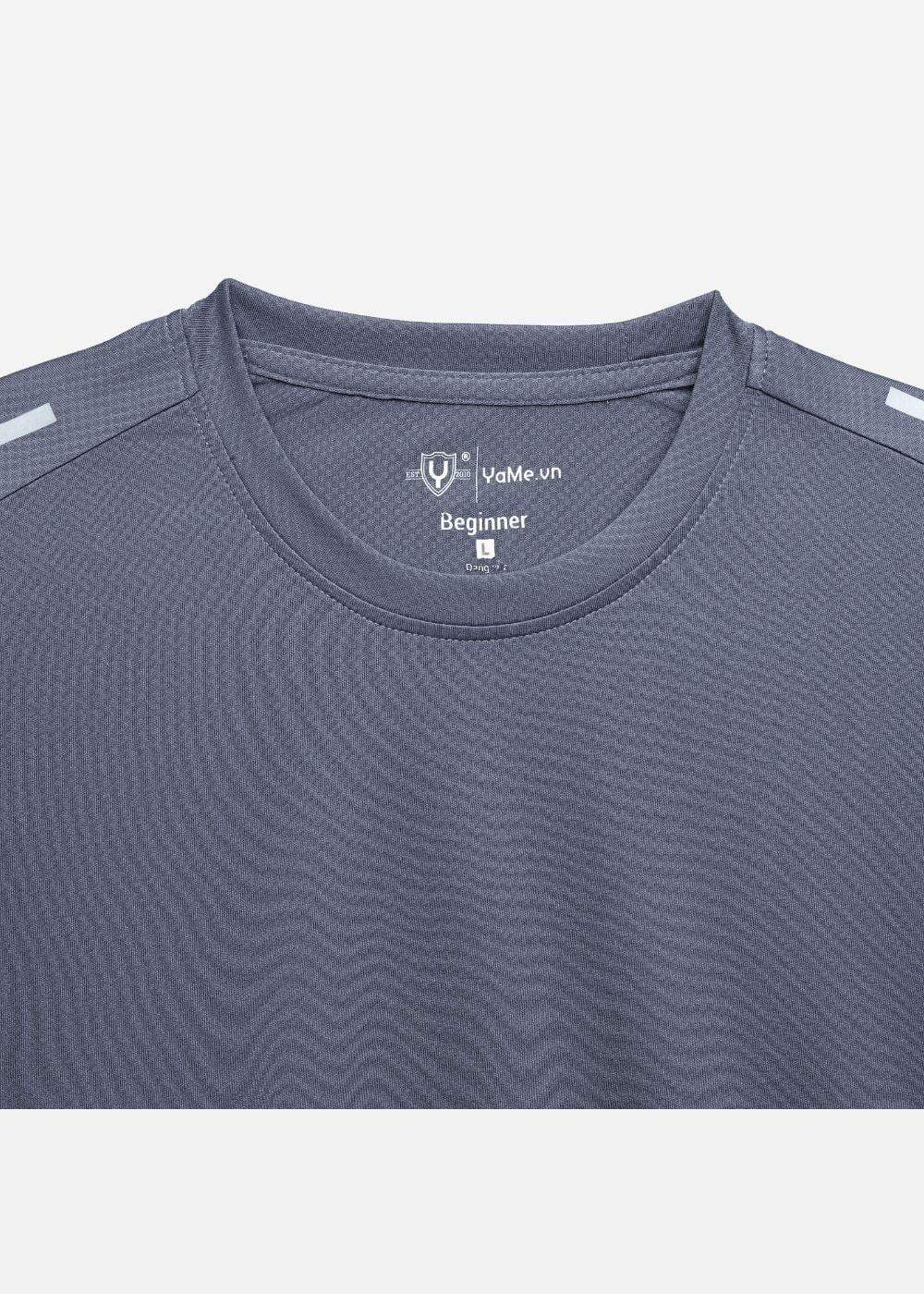 Áo Thun Tay Dài Thể Thao Ultra Thin The Beginner 003 Xám Nhạt - YaMe.vn