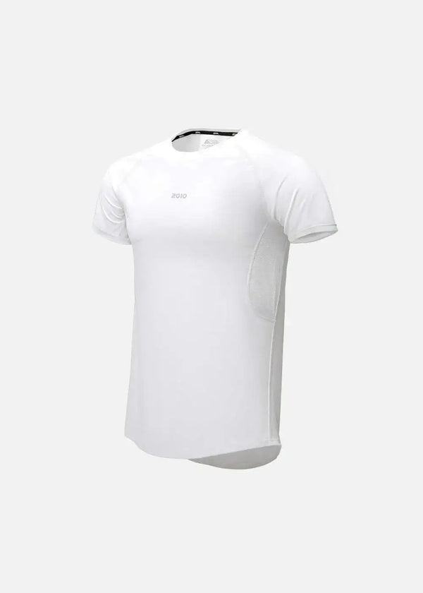 Áo Thun FlexFit™ Siêu Co Giãn Tản Nhiệt The Trainer 003 Màu Trắng Dáng Thể Thao F1