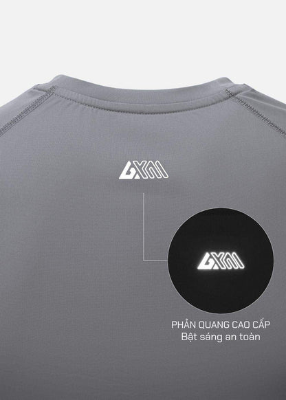 Áo Thun Thể Thao Ultra Stretch The Trainer 003 Xám - YaMe.vn