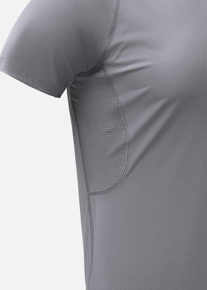 Áo Thun Thể Thao Ultra Stretch The Trainer 003 Xám - YaMe.vn