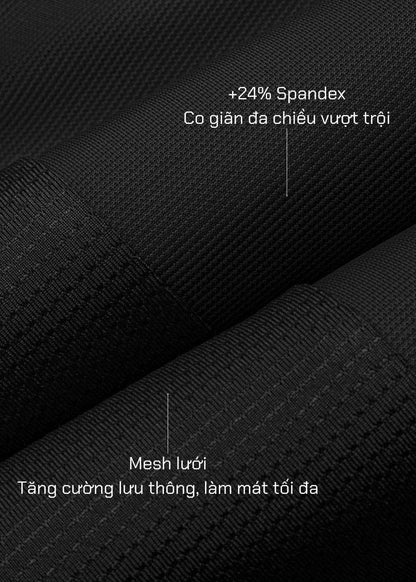 Áo Thun Thể Thao Ultra Stretch The Trainer 004 Đen - YaMe.vn