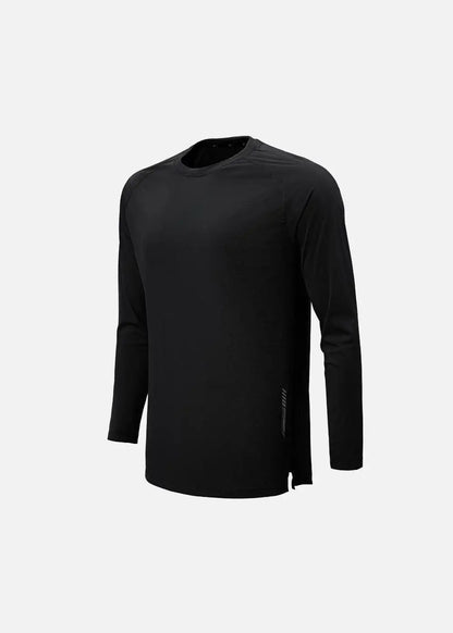 Áo Thun Tay Dài Thể Thao Ultra Stretch The Trainer 005 Đen - YaMe.vn