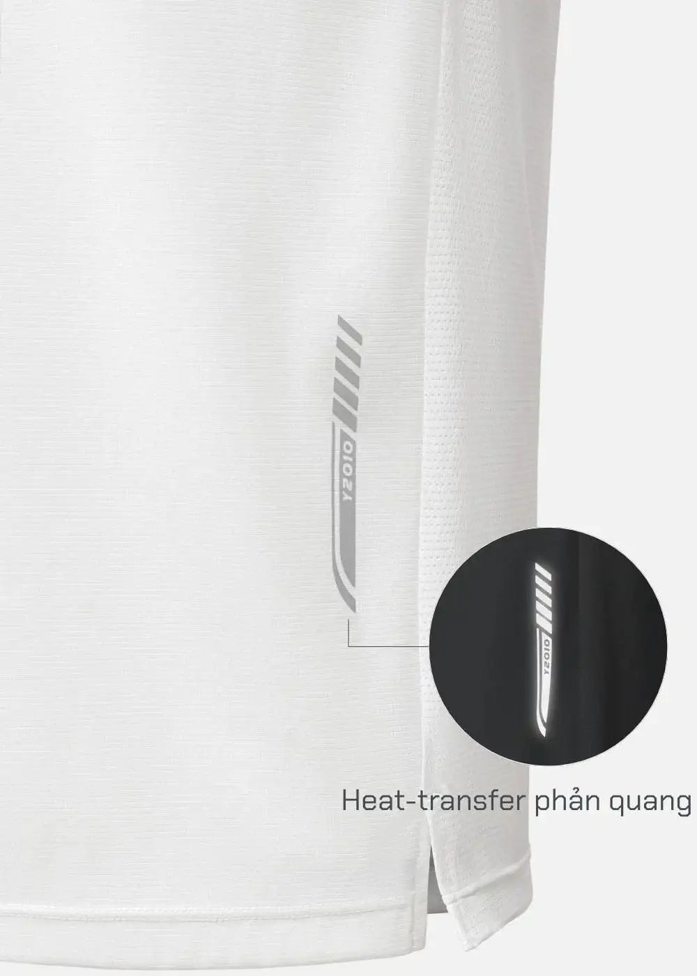 Áo Thun Tay Dài Thể Thao Ultra Stretch The Trainer 005 Trắng - YaMe.vn