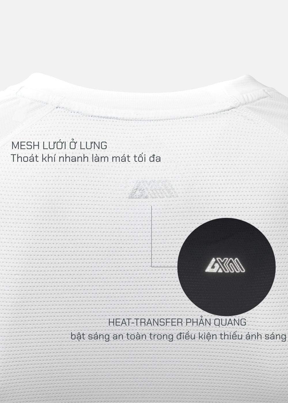 Áo Thun Tay Dài Thể Thao Ultra Stretch The Trainer 005 Trắng - YaMe.vn