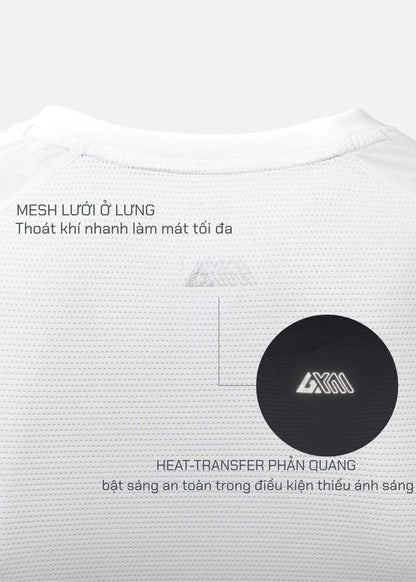 Áo Thun Tay Dài Thể Thao Ultra Stretch The Trainer 005 Trắng - YaMe.vn