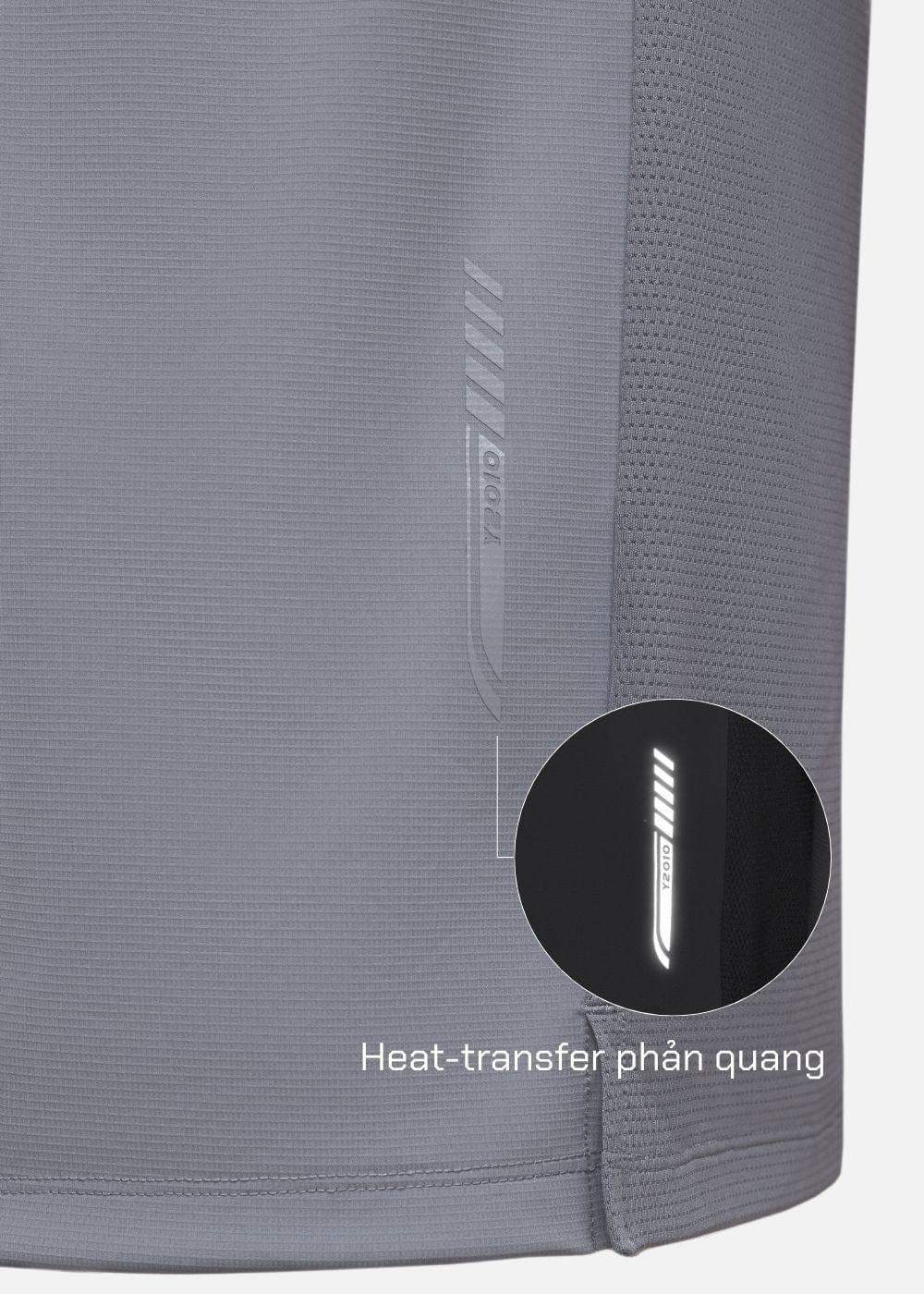 Áo Thun Tay Dài Thể Thao Ultra Stretch The Trainer 005 Xám - YaMe.vn