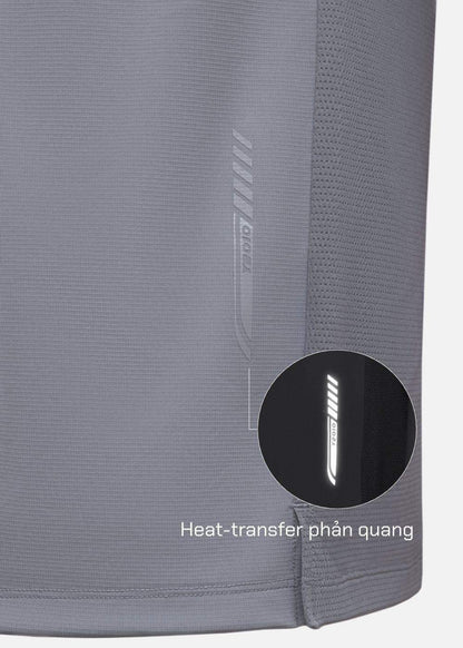 Áo Thun Tay Dài Thể Thao Ultra Stretch The Trainer 005 Xám - YaMe.vn