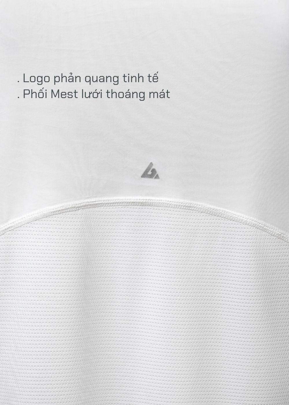 Áo Thun Tay Dài Thể Thao Ultra Stretch The Trainer 006 Trắng - YaMe.vn