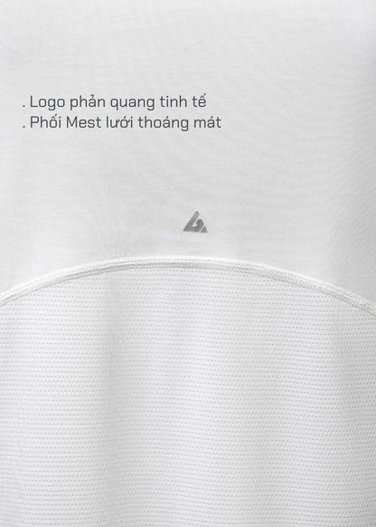 Áo Thun Tay Dài Thể Thao Ultra Stretch The Trainer 006 Trắng - YaMe.vn