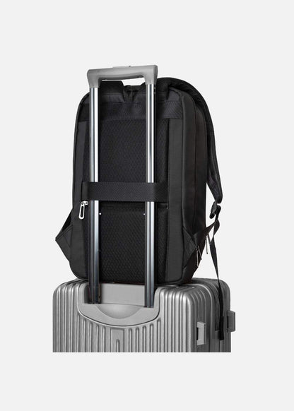 Balo Smart Cao Cấp Cổng Sạc Tích Hợp First Class 02 Đen - YaMe.vn