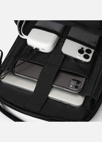 Balo Smart Cao Cấp Cổng Sạc Tích Hợp First Class 06 Đen - YaMe.vn