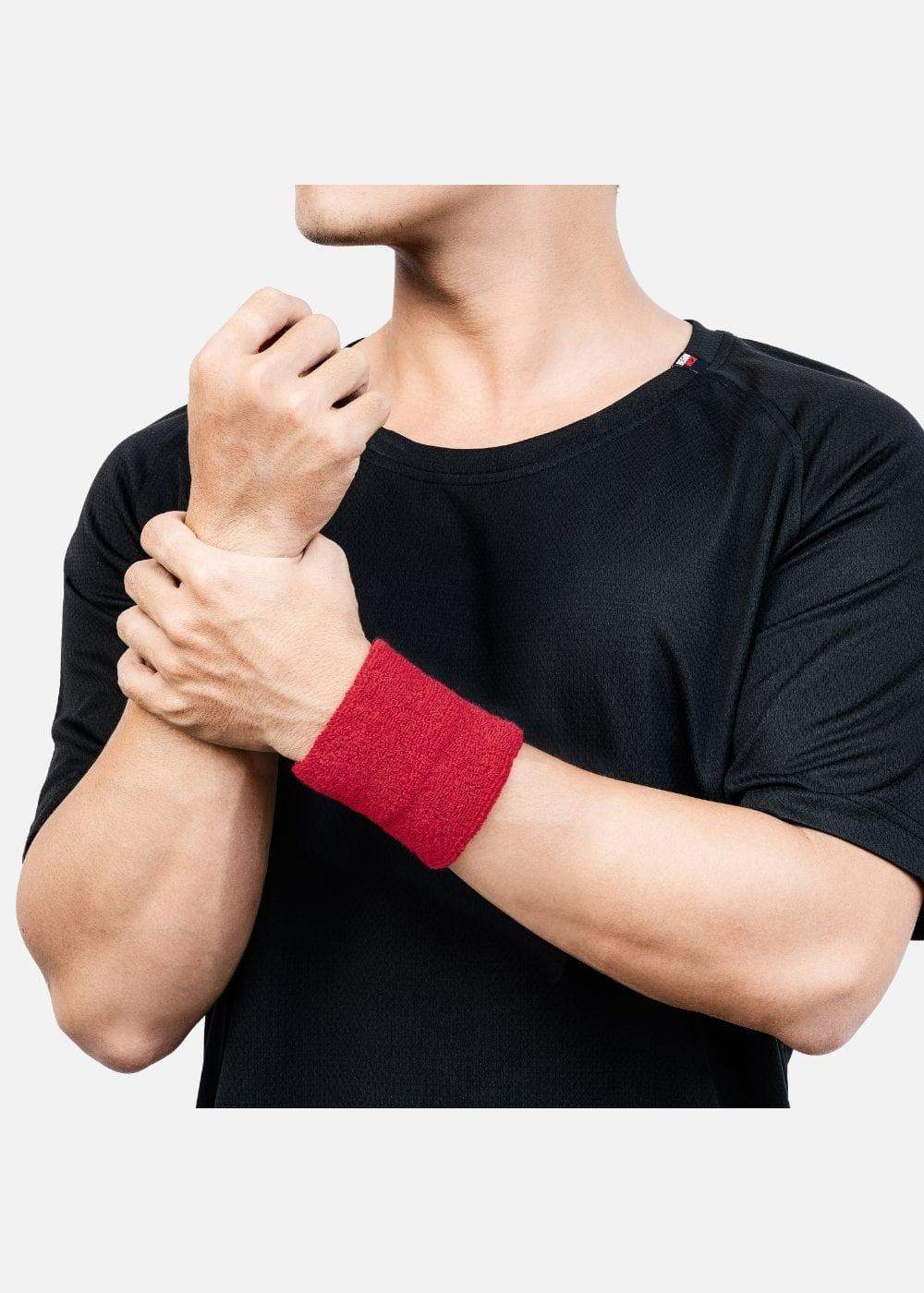 Băng Đeo Cổ Tay Thể Thao Nhẹ Siêu Khô Thoáng BG 93 Đỏ - YaMe.vn