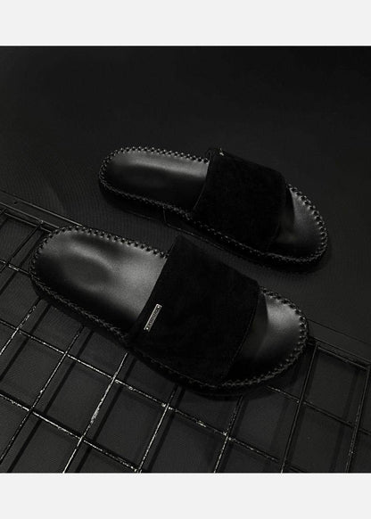 Dép Đế Cao Slide Slipper #Y2010 11 Đen - YaMe.vn