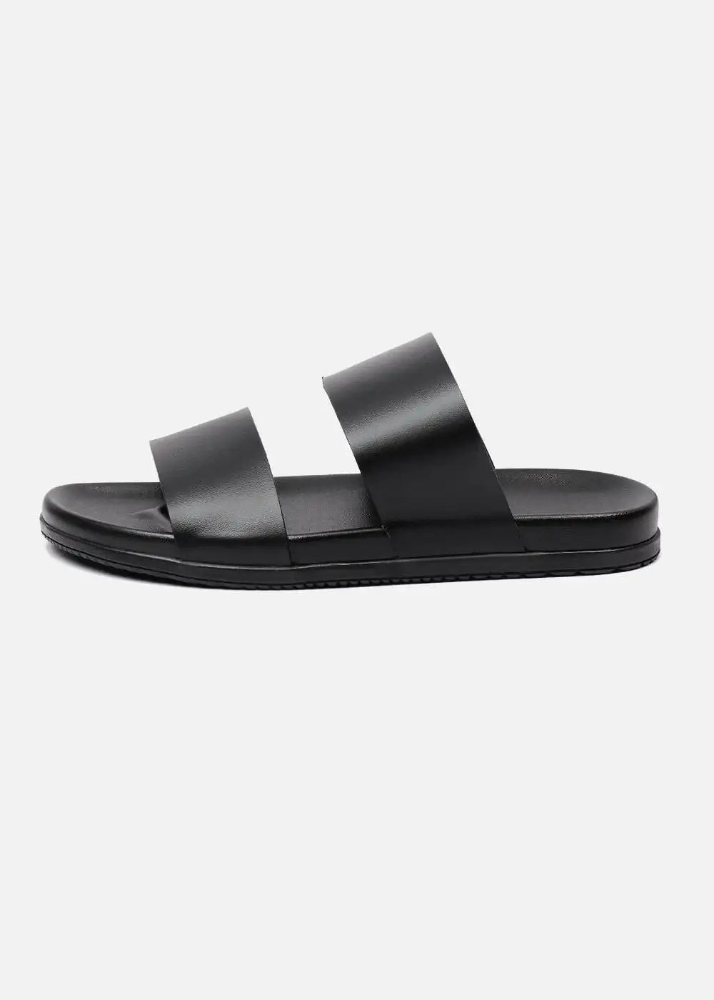 Dép Đế Thấp Two-strap Slides #Y2010 14 Đen - YaMe.vn