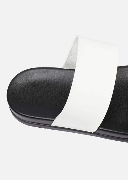 Dép Đế Thấp Two-strap Slides #Y2010 14 Trắng - YaMe.vn