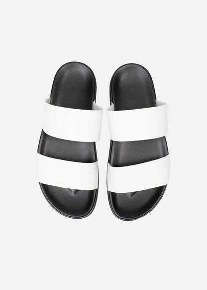 Dép Đế Thấp Two-strap Slides #Y2010 14 Trắng - YaMe.vn