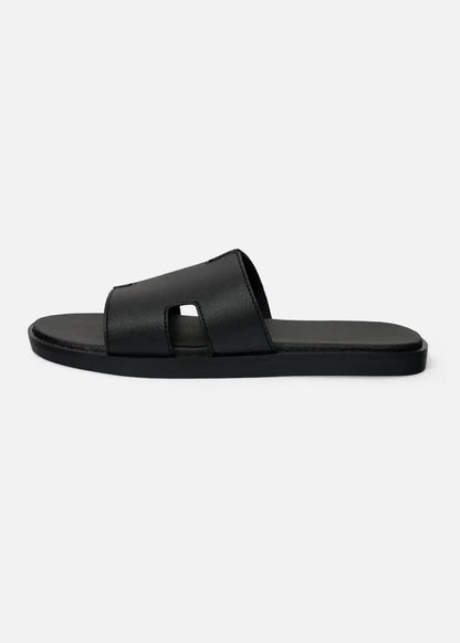 Dép Đế Thấp Slide Slipper #Y2010 17 Đen - YaMe.vn