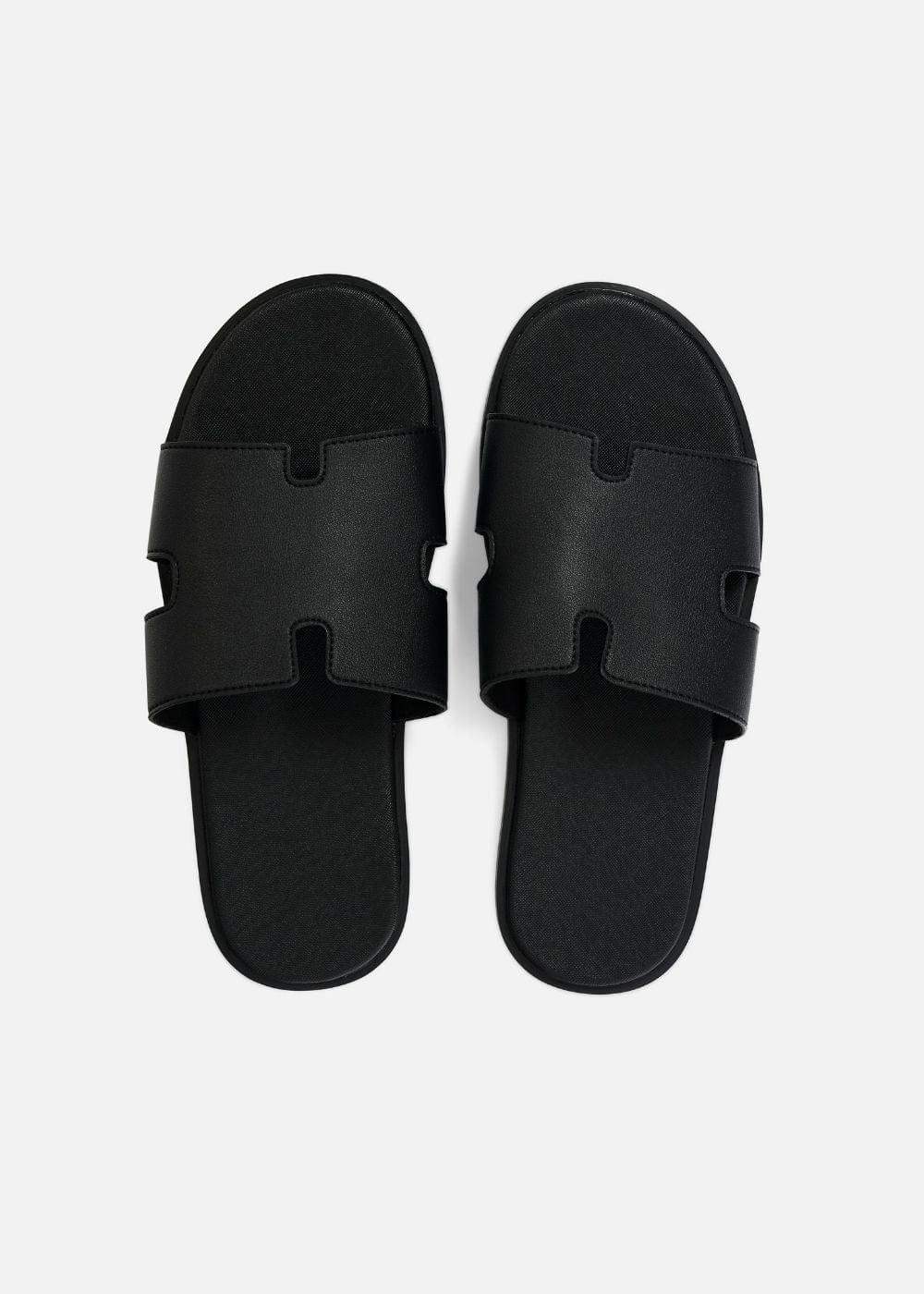 Dép Đế Thấp Slide Slipper #Y2010 17 Đen - YaMe.vn