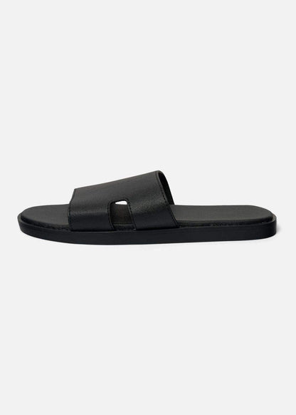 Dép Đế Thấp Slide Slipper #Y2010 19 Đen - YaMe.vn