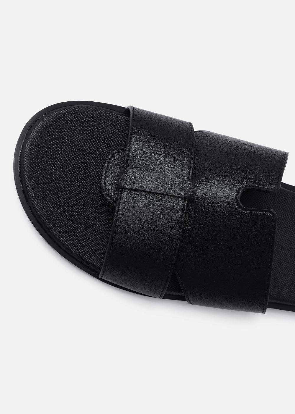 Dép Đế Thấp Slide Slipper #Y2010 20 Đen - YaMe.vn