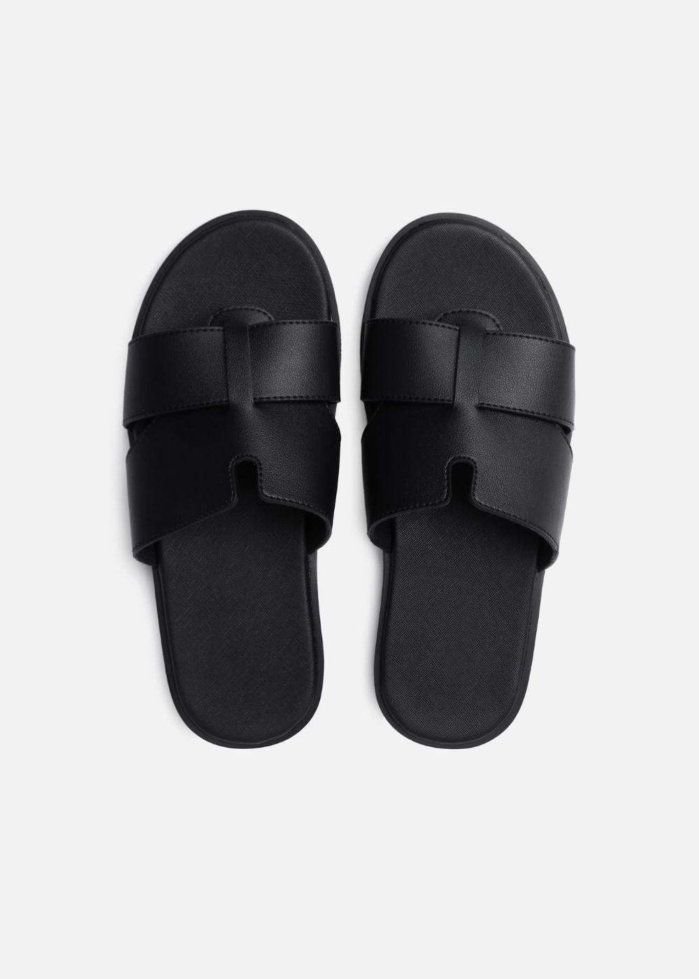Dép Đế Thấp Slide Slipper #Y2010 20 Đen - YaMe.vn