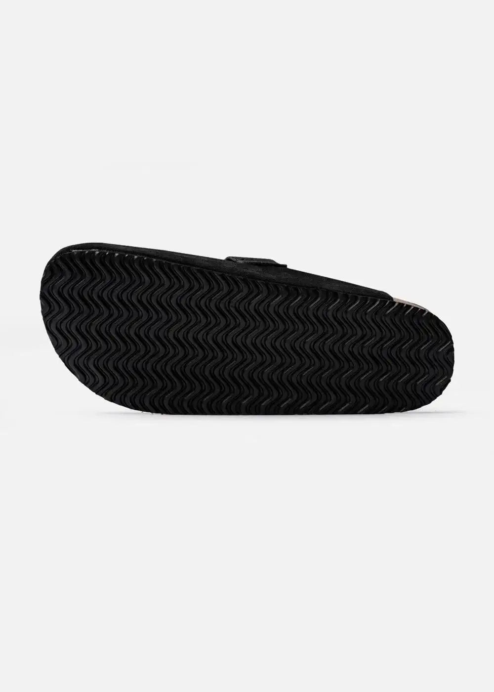 Dép Đế Trấu Mules Da Suede Mềm #Y2010 A001 Đen - YaMe.vn