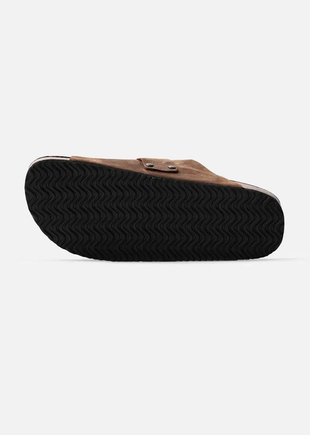 Dép Đế Trấu Slide Slipper Da Suede Mềm #Y2010 A002 Nâu Đậm - YaMe.vn