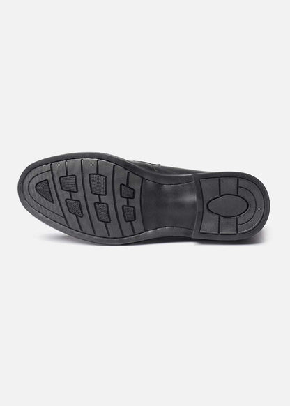 Giày Tây Loafer Real Leather 02 Đen - YaMe.vn