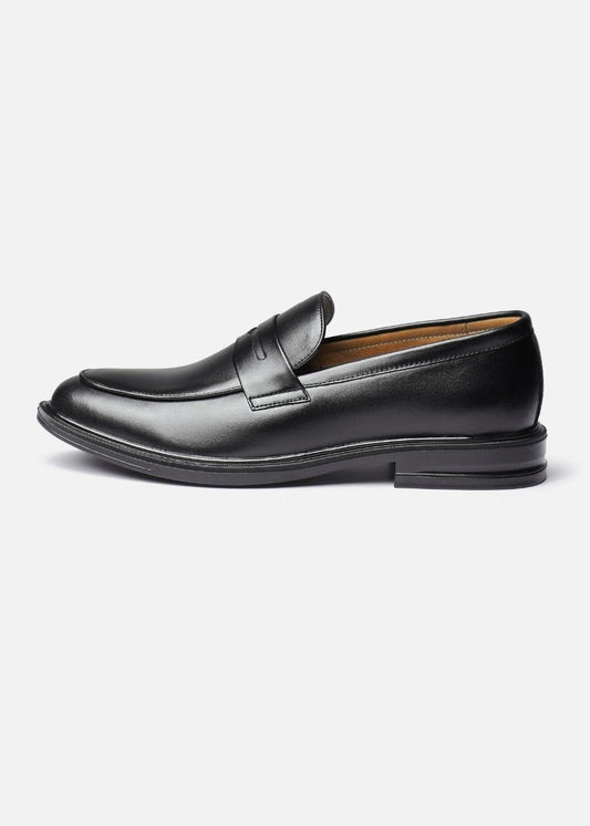 Giày Tây Loafer Real Leather 02 Đen - YaMe.vn