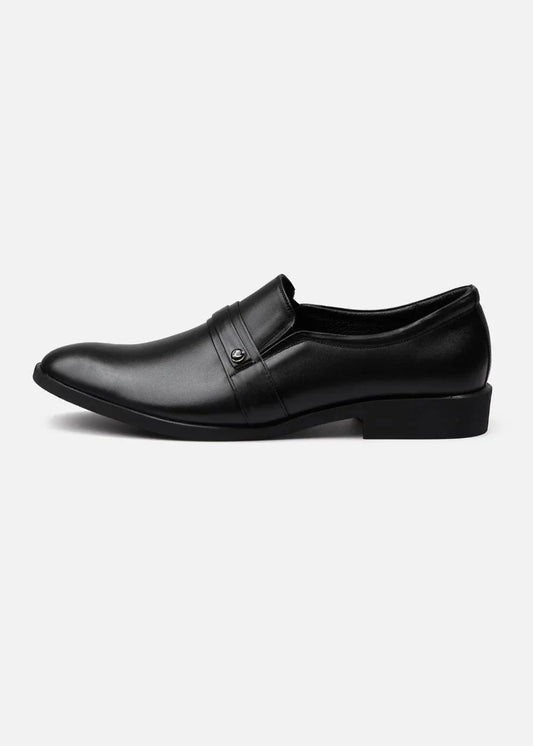 Giày Tây Loafer Real Leather 05 Đen - YaMe.vn