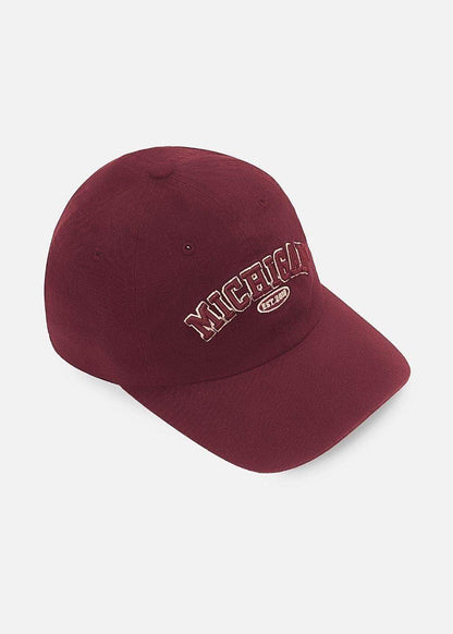 Nón Dad Hat Kaki Bền Bỉ MICHIGAN NS M142 Đỏ Đậm - YaMe.vn