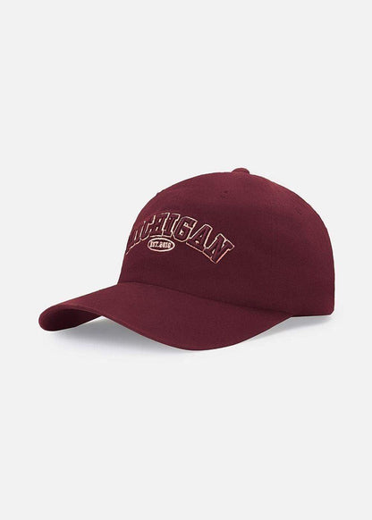 Nón Dad Hat Kaki Bền Bỉ MICHIGAN NS M142 Đỏ Đậm - YaMe.vn