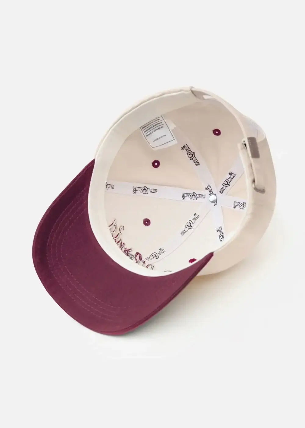 Nón Baseball Cap Kaki Phối Màu CALIFORNIA NS M147 Be Đỏ - YaMe.vn