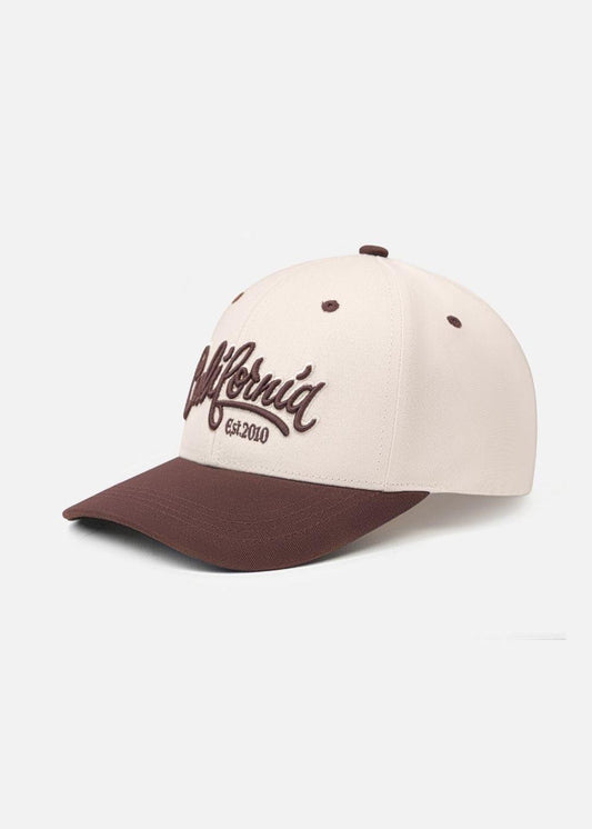 Nón Baseball Cap Kaki Phối Màu CALIFORNIA NS M147 Be Nâu - YaMe.vn