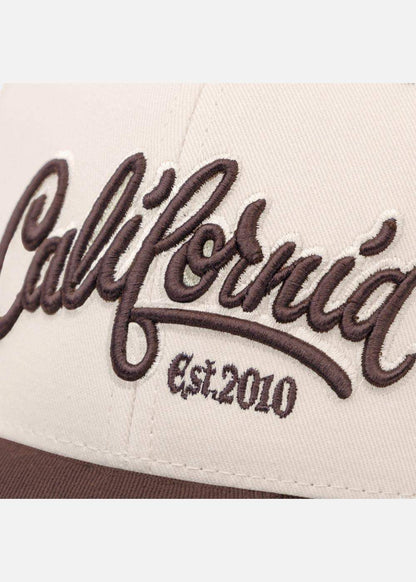 Nón Baseball Cap Kaki Phối Màu CALIFORNIA NS M147 Be Nâu - YaMe.vn