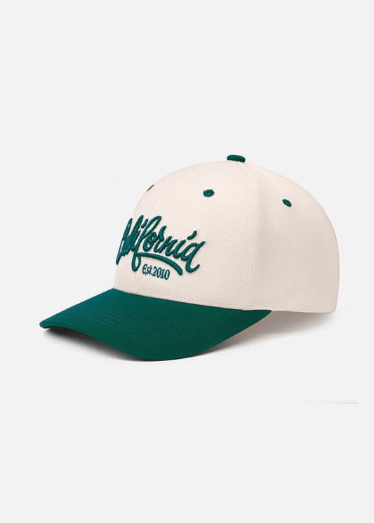 Nón Baseball Cap Kaki Phối Màu CALIFORNIA NS M147 Be Xanh Lá - YaMe.vn