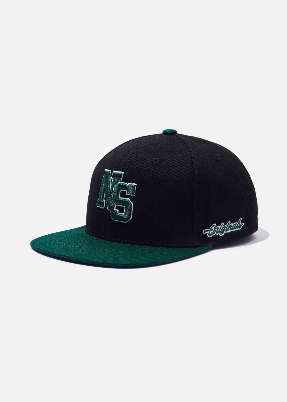 Nón Snapback Kaki Đứng Form NS M148 Đen - YaMe.vn