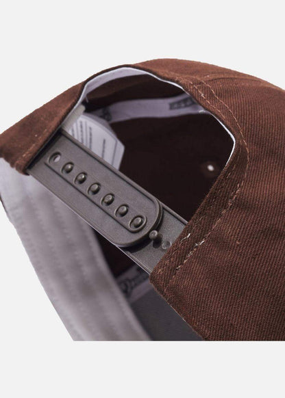 Nón Snapback Kaki Đứng Form NS M148 Nâu Be - YaMe.vn