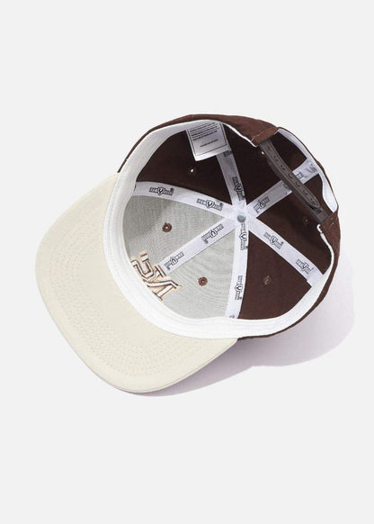 Nón Snapback Kaki Đứng Form NS M148 Nâu Be - YaMe.vn
