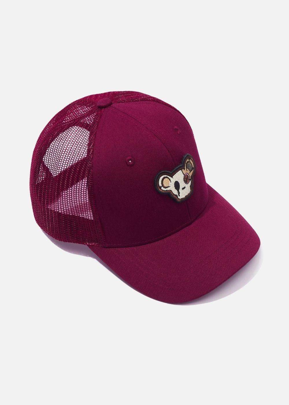 Nón Trucker Cap Kaki Đứng Form NS M152 Đỏ Đậm - YaMe.vn