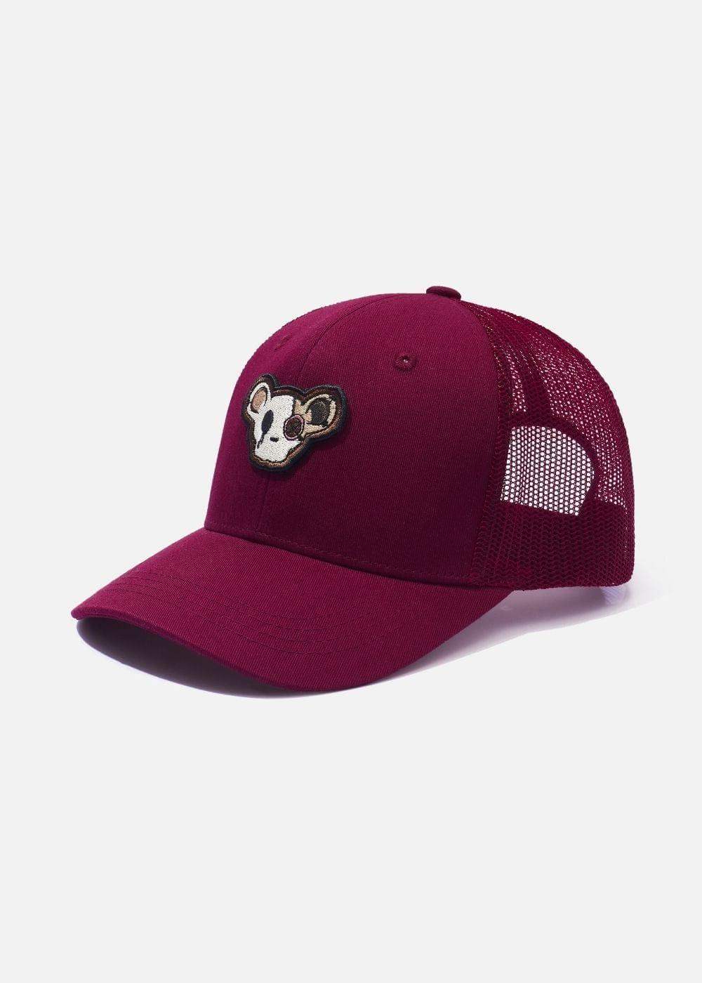 Nón Trucker Cap Kaki Đứng Form NS M152 Đỏ Đậm - YaMe.vn