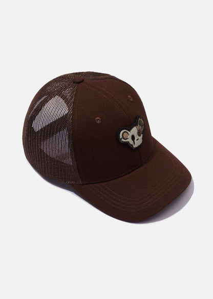 Nón Trucker Cap Kaki Đứng Form NS M152 Nâu Đậm - YaMe.vn