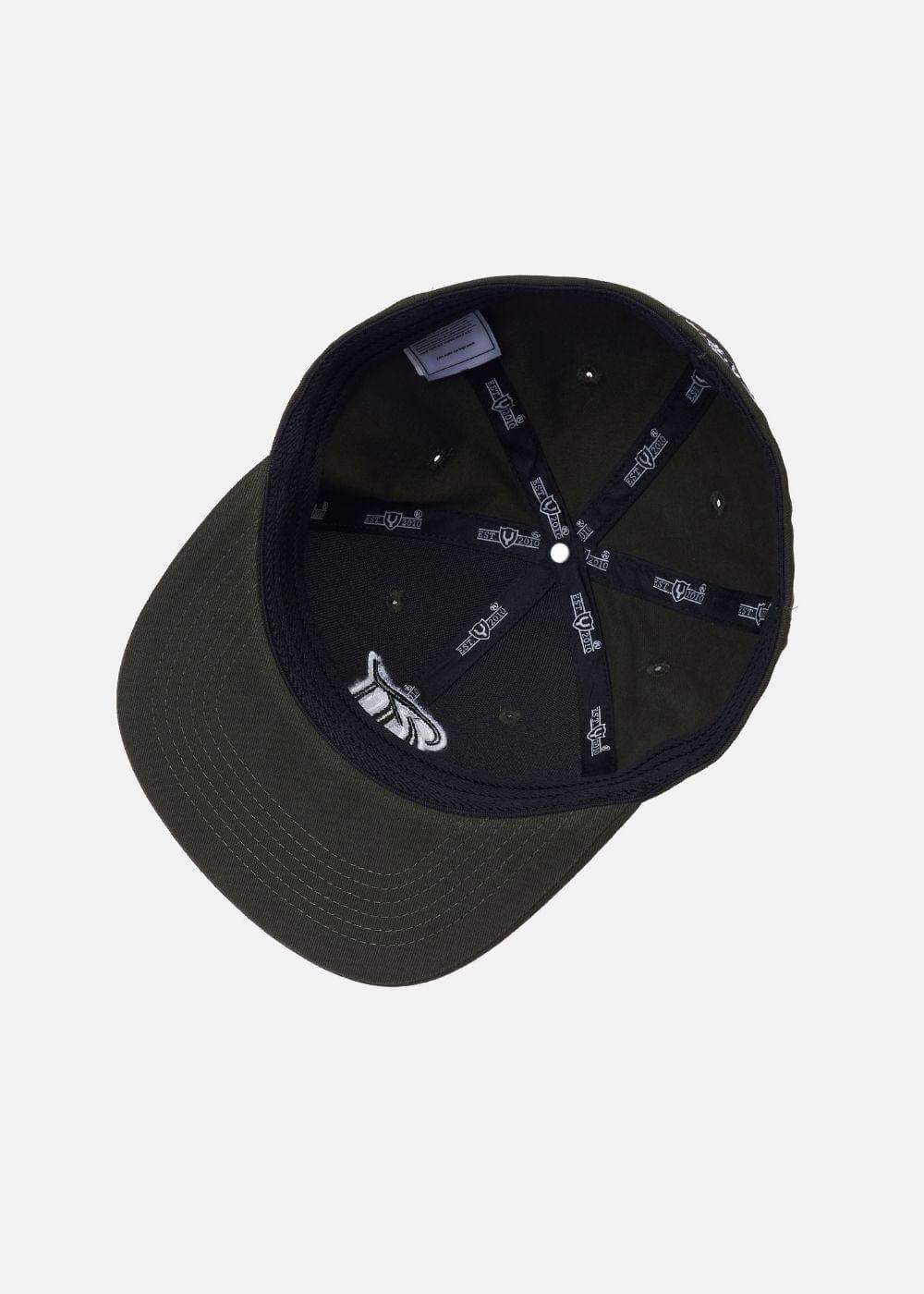 Nón Fitted Cap Kaki Đứng Form NS M156 Xanh Lá Đậm - YaMe.vn